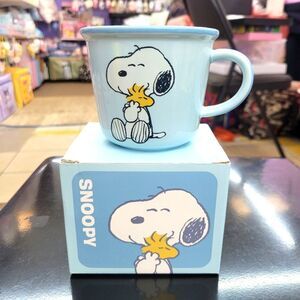 Brand New Peanuts Snoopy Blue Ceramic Cup
